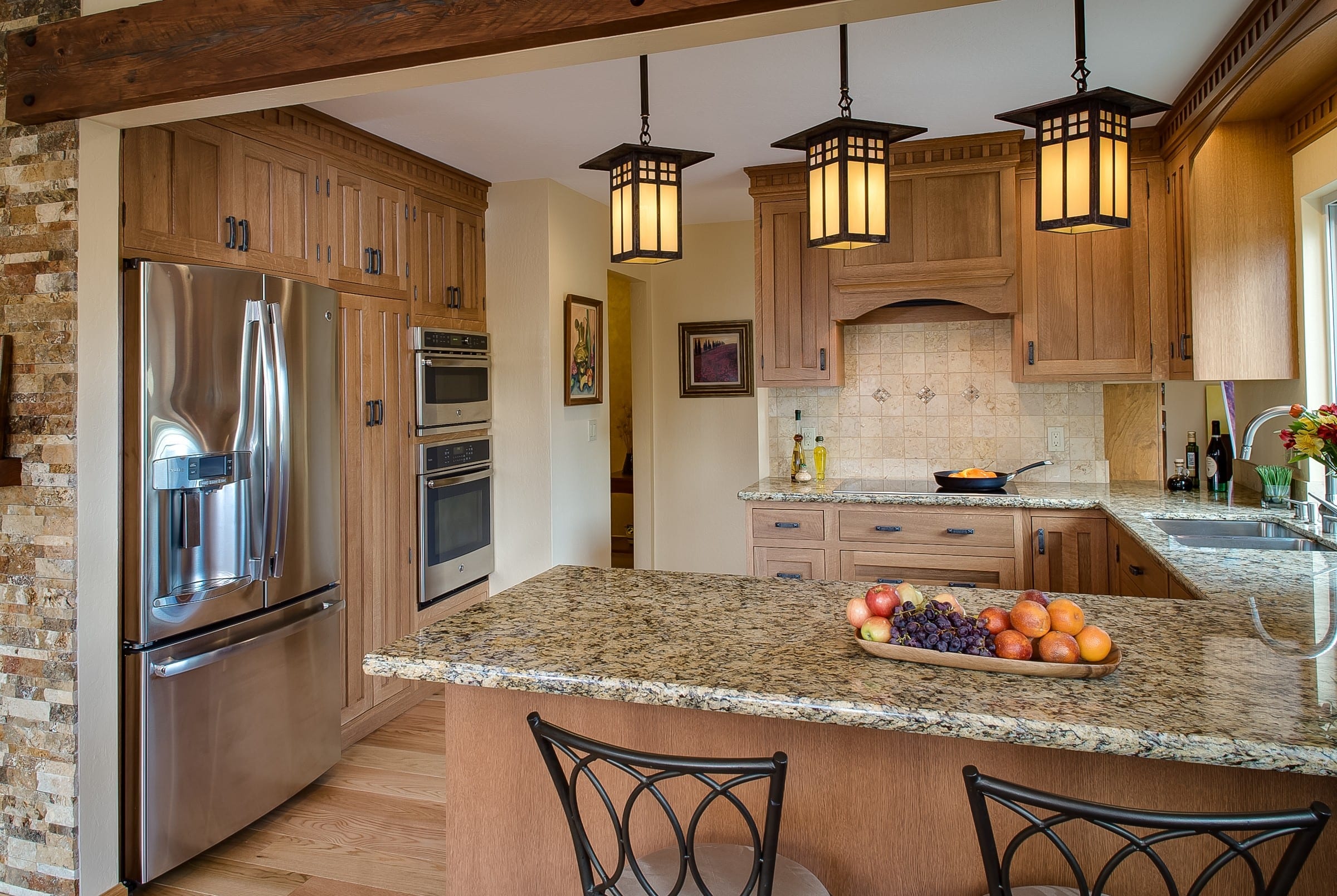 Beautiful Craftsman Kitchen & Family Room Remodel